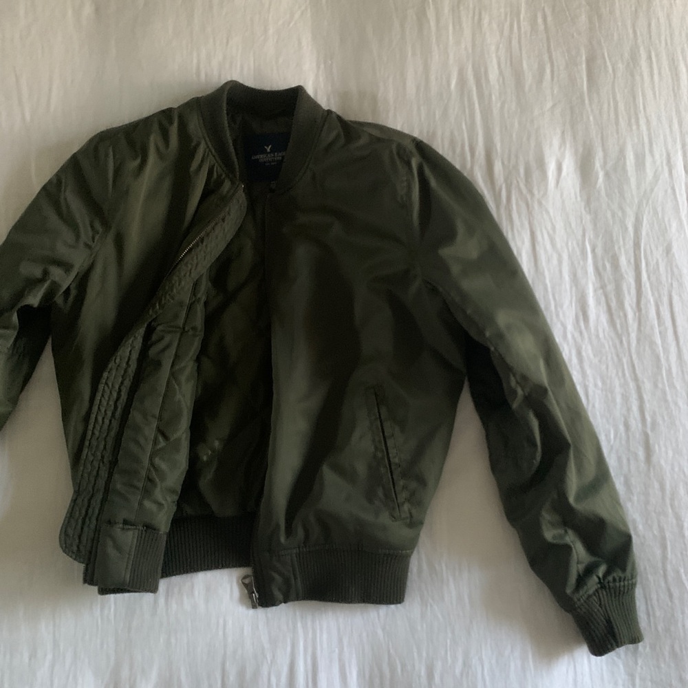 Green Bomber Jacket